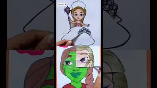 Elphaba vs Glinda  #elphaba #glinda #trending #shorts #art #wicked  #viralshorts