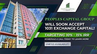 PCG is Now Accepting 1031 Exchange Capital