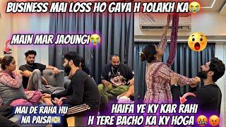 Prank on abresh || Business ai loss ho gaya 10 lakh ka || main mar jaoungi|| haifa & Qashif vlog