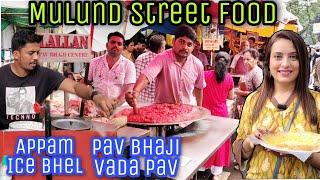 Ice Bhel, Pav Bhaji, Appam, Vadapav and More | Mulund Street Food | Mumbai Street Food