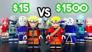 $15 VS $1500 Lego Naruto Minifigs | Collection Update | Unofficial Unboxing