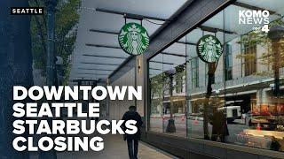 Starbucks to close another downtown Seattle location