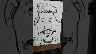 caricature fast reveal #velvom #chennaiartist #velvomarts #art #caricature #events #surprise #fun