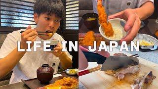 [Vlog] Daily life in Japan ,The day I ate a lot of delicious food！！