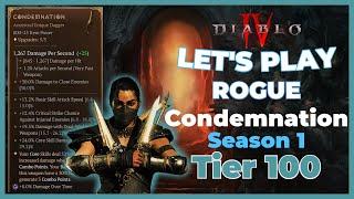 Let's try Condemnation in Tier 100 Nightmare Dungeon - Diablo 4