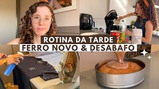 ROTINA DA TARDE: bolo de chocolate, ferro novo & desabafo sobre o insta