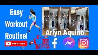 HOW TO WORKOUT AT HOME|MY DAILY ROUTINE|Arlyn Aquino Vlog