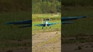 Su-27 Flanker Landing #aviation #rc #rcplane