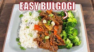 Easy Korean Bulgogi Anyone Can Make! | No Need To Marinate Beef