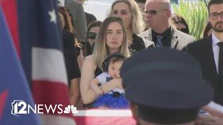 Officer laid to rest after being shot in the line of duty