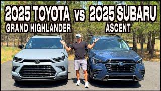 2 SUVs, 1 Review: 2025 Toyota Grand Highlander vs 2025 Subaru Ascent on Everyman Driver