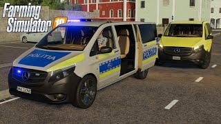 FS19 - Mercedes-Benz Vito 114 CDI POLICE CAR  - Car mod for Farming Simulator 2019 Roleplay