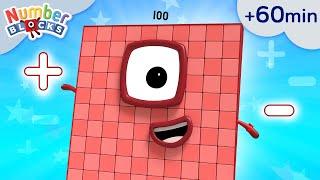 Learn Addition and Subtraction Level 4 | Learn to Count | Maths Cartoons for Kids | Numberblocks