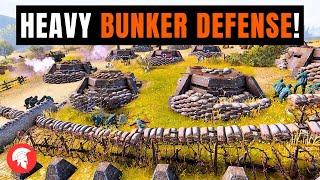 HEAVY BUNKER DEFENSE! - Company of Heroes 3 - British Forces - 4vs4 Multiplayer - No Commentary