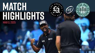 Match 13 Highlights | Los Angeles Golf Club vs. The Bay Golf Club