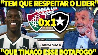 FLUMINENSE 0-1 BOTAFOGO: QUE TIME é ESSE? MÍDIA FICA ENCANTADA com TIMAÇO do FOGÃO! "SEGUE o LIDER"