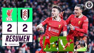  DIOGO JOTA RESCATA un EMPATE en un partido POLÉMICO | Resumen Liverpool 2-2 Fulham