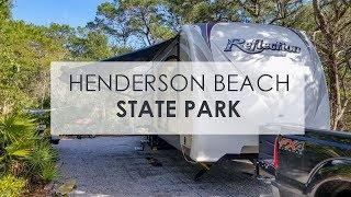 Henderson Beach State Park - Campground Drive Through