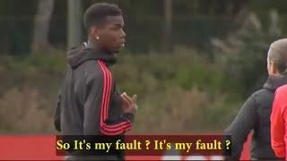 Pogba and Mourinho Argument With Subtitles