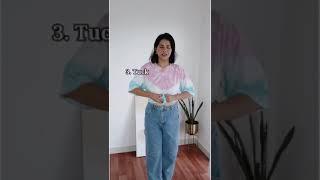 T-shirt Tucking Hack #shorts #stylingtips #styletips #tiktokhacks #hacks #fashiontips #styletips