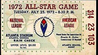 1972 MLB All Star Game ATLANTA Original NBC Broadcast (partial)