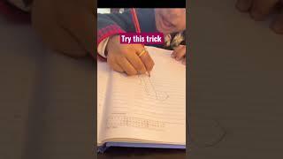 #shorts #youtubeshorts#pencil grip  I HANDWRITING SERIES I ep1