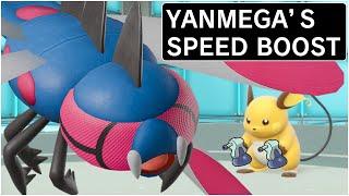 YANMEGA SWEEP! Best Moveset Shiny Yanmega Speed Boost Tinted Lens Pokemon Scarlet Violet WiFi Battle