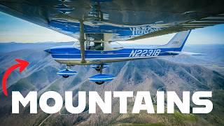 I flew my Cessna 150 through the mountains!