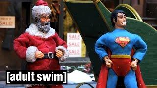 Santa vs Superman | Robot Chicken | Adult Swim