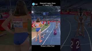 Women's 200m Final, Diamond League Rome 2024 #200m #brittanybrown #daryllneita #diamondleague2024