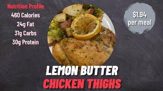 Lemon Butter Chicken Thighs