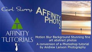 Affinity Photo 2 - Motion Blur Background