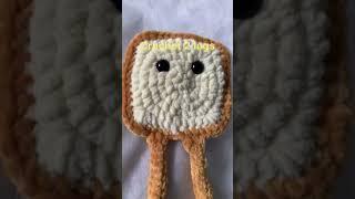 toast food #crochetpattern , #amigurumi toast