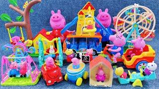 12 Minutes Satisfying with Unboxing Cute Peppa Pig Amusement Park Toys Collection ASMR | Review Toys