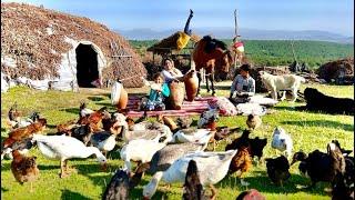 A Day Trip to the Mountains | Baking Traditional Bread & Cooking Persian Cuisine