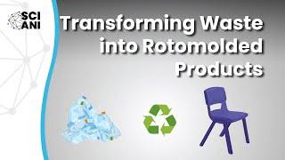 How is recycled plastic turned into Rotomolded Products?