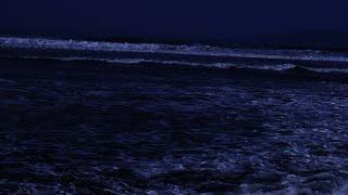 Soothing Ocean Waves for Deep Sleep - Dark Screen with Gentle Rolling Waves - 12 Hours Sleep Sounds