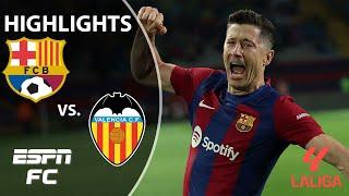  HAT TRICK ALERT  Barcelona vs. Valencia | LALIGA Highlights | ESPN FC