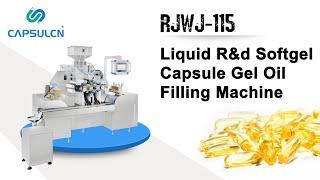 RJWJ-115 Liquid R&d Softgel Capsule Gel Oil Filling Machine