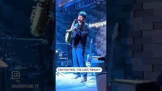 색소폰커버 Saxophone - Can You Feel the Love Tonight