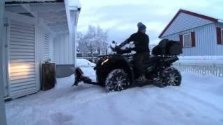 CFMOTO CForce 450L ATV | Snow Plowing | Norway