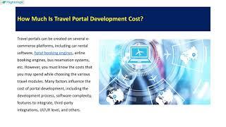 Travel Portal Development Cost   FlightsLogic