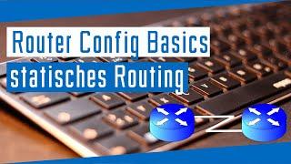 Cisco Router konfigurieren | statisches Routing