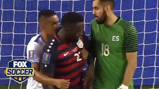 Jozy Altidore bit then had nipple twisted against El Salvador | 2017 CONCACAF Gold Cup