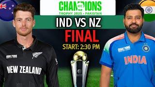 Final Match India vs New Zealand 2025 | ICC Champions Trophy 2025 Final | IND VS NZ Final