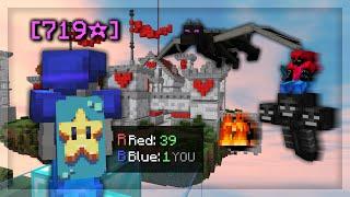 THE BEST 1v39 CASTLE CLUTCH AGAINST A PARTY | Hypixel Castle Bedwars