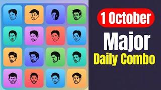 Major Daily Combo Puzzle Durov | 1 October Major Daily Combo | Major Airdrop | Puzzle Durov