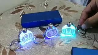 Keyring Key Holder Led Car Logo Model For Honda, Toyota and Suzuki