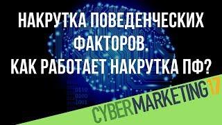 Накрутка поведенческих факторов. Как работает накрутка ПФ? Cybermarketing 2017. Денис Нарижный