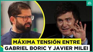 Máxima tensión entre Argentina y Chile: La polémica entre MIlei y Boric